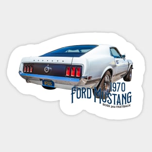 1970 Ford Mustang Boss 302 Fastback Sticker